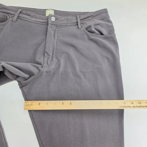 Quiet Luxury Swet Tailor All-In Pants Men’s 36x30 Stretch Deeper Grey Everyday - Picture 9 of 12